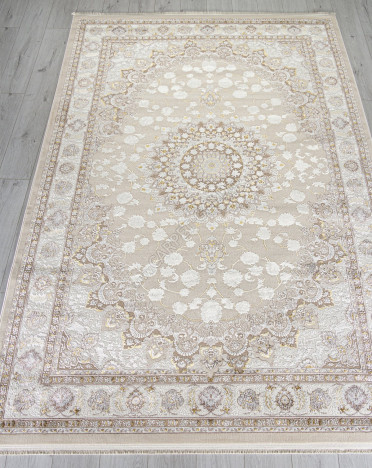 Ковер A050B - L.BEIGE / CREAM - Прямоугольник - коллекция ZARINA