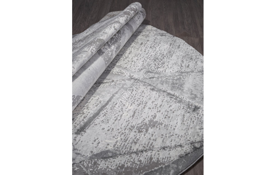 Ковер 04022G - GREY / GREY - Овал - коллекция ARMINA