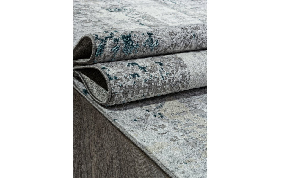 Ковер F297 - GRAY - Прямоугольник - коллекция PALERMO