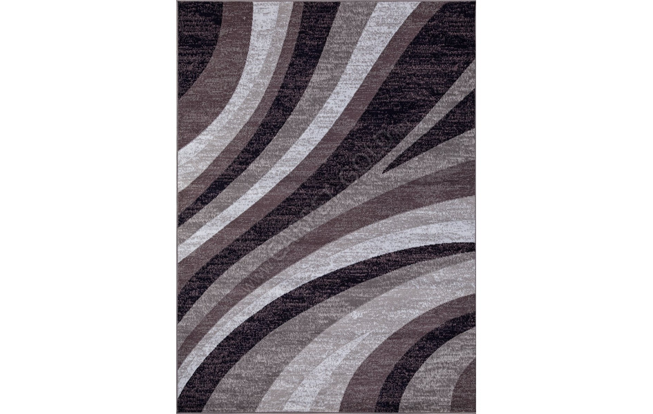 Ковер D234 - GRAY-PURPLE - Прямоугольник - коллекция SILVER