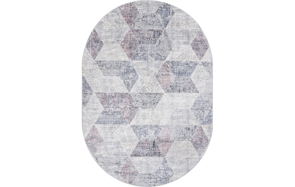 Ковер F257 - PINK - Овал - коллекция ZUMMA